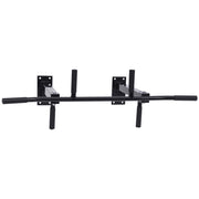 Ceiling Pull Up Bar Steel Chin-Up Bar Home Gym Pull-Up Bar with 150 kg Weight Capacity 105.5x28x49 cm Black