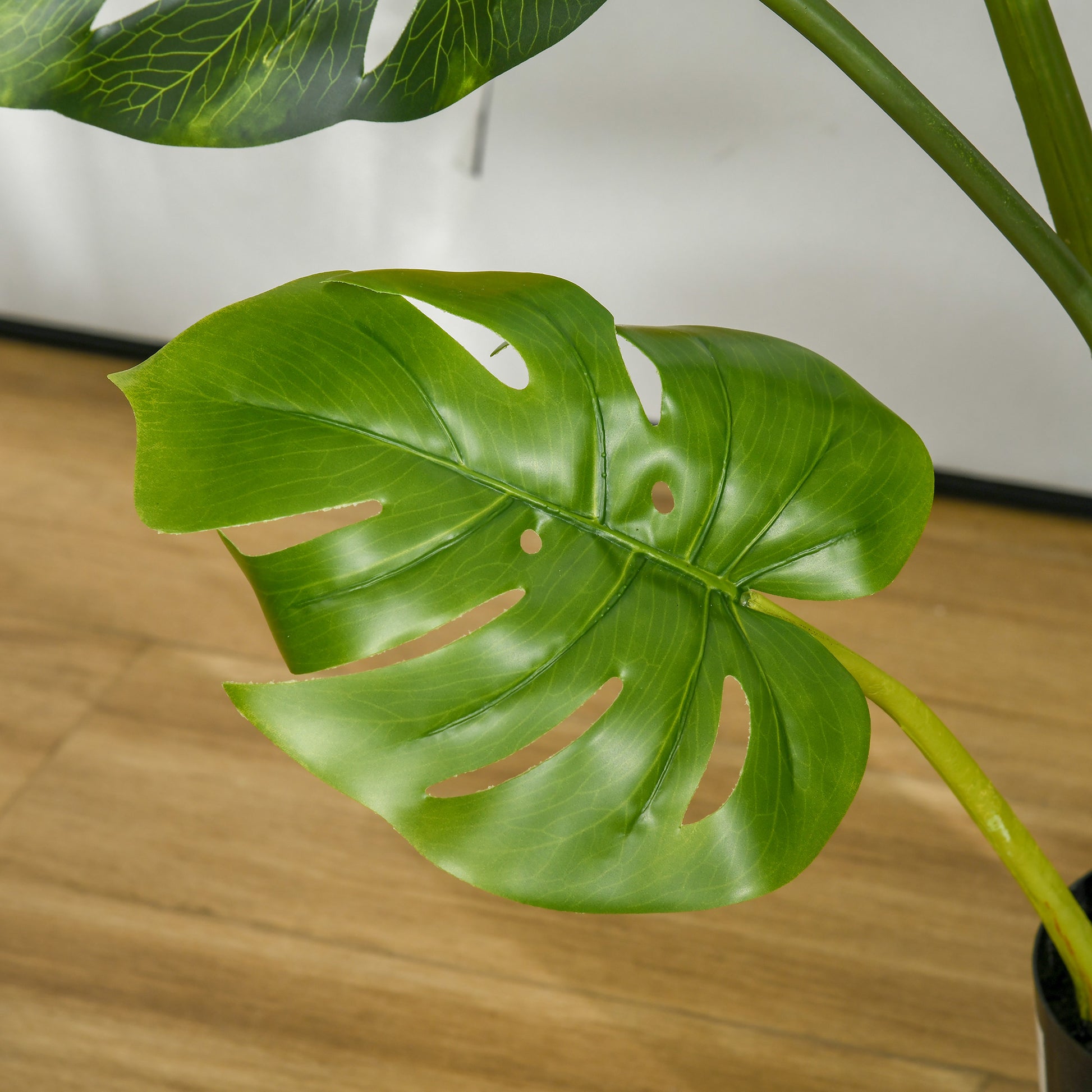 Artificial Plants 110 cm Artificial Monstera Faux Plants in Pot Artificial Tree Indoor Plant Decorative Plant Office Plant Plastic Pot for Indoor and Outdoor Use