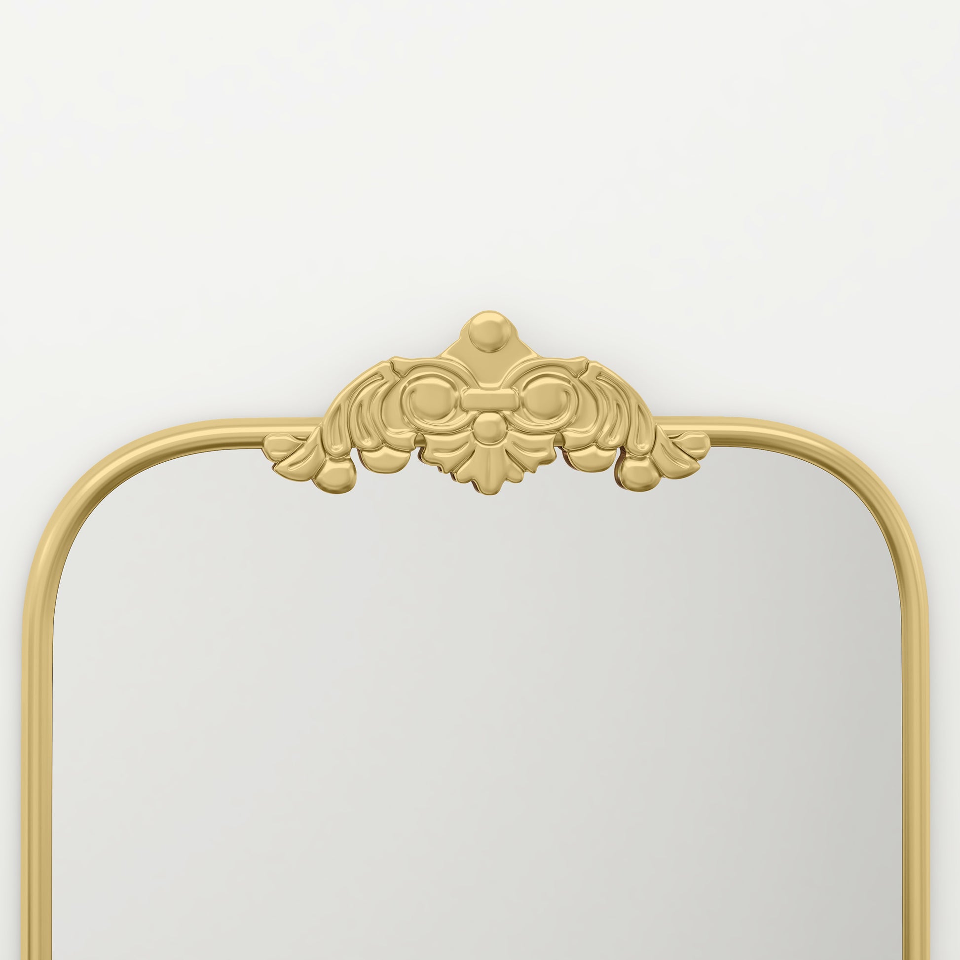 Wall Mirror 60 x 87cm Mirror with Metal Frame Decorative Hanging Mirror Bathroom Mirror for Bedroom Bathroom Living Room Gold
