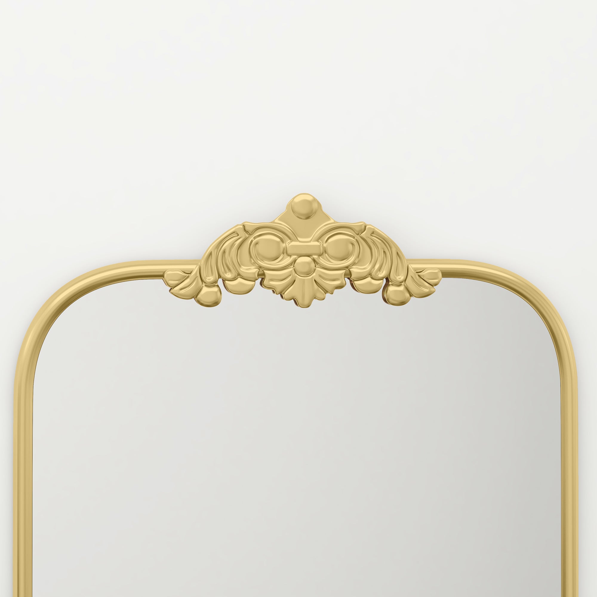 Wall Mirror 60 x 87cm Mirror with Metal Frame Decorative Hanging Mirror Bathroom Mirror for Bedroom Bathroom Living Room Gold