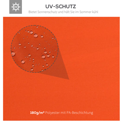 Replacement Roof for Metal Pavilion 3x4m Water-repellent Pavilion Roof with Double Roof, Replacement Cover for Garden Pavilion Party Tent Gazebo Polyester Rust Red
