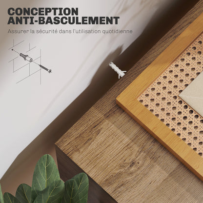 Console Table, Narrow Entryway Table, Nordic Style Entry Console, Narrow Entry Table with 3 Drawers and Steel Legs, Side Table, for Living Room, Entryway, Hallway, Brown