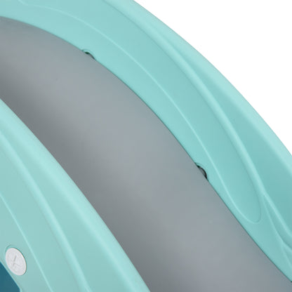 3 in 1 Kids Rocking Horse with Slide Basketball Hoop Multifunctional Play Set with Soft Surfaces 18-36 Months Frog Dolphin Shape 72x34x47 cm Green