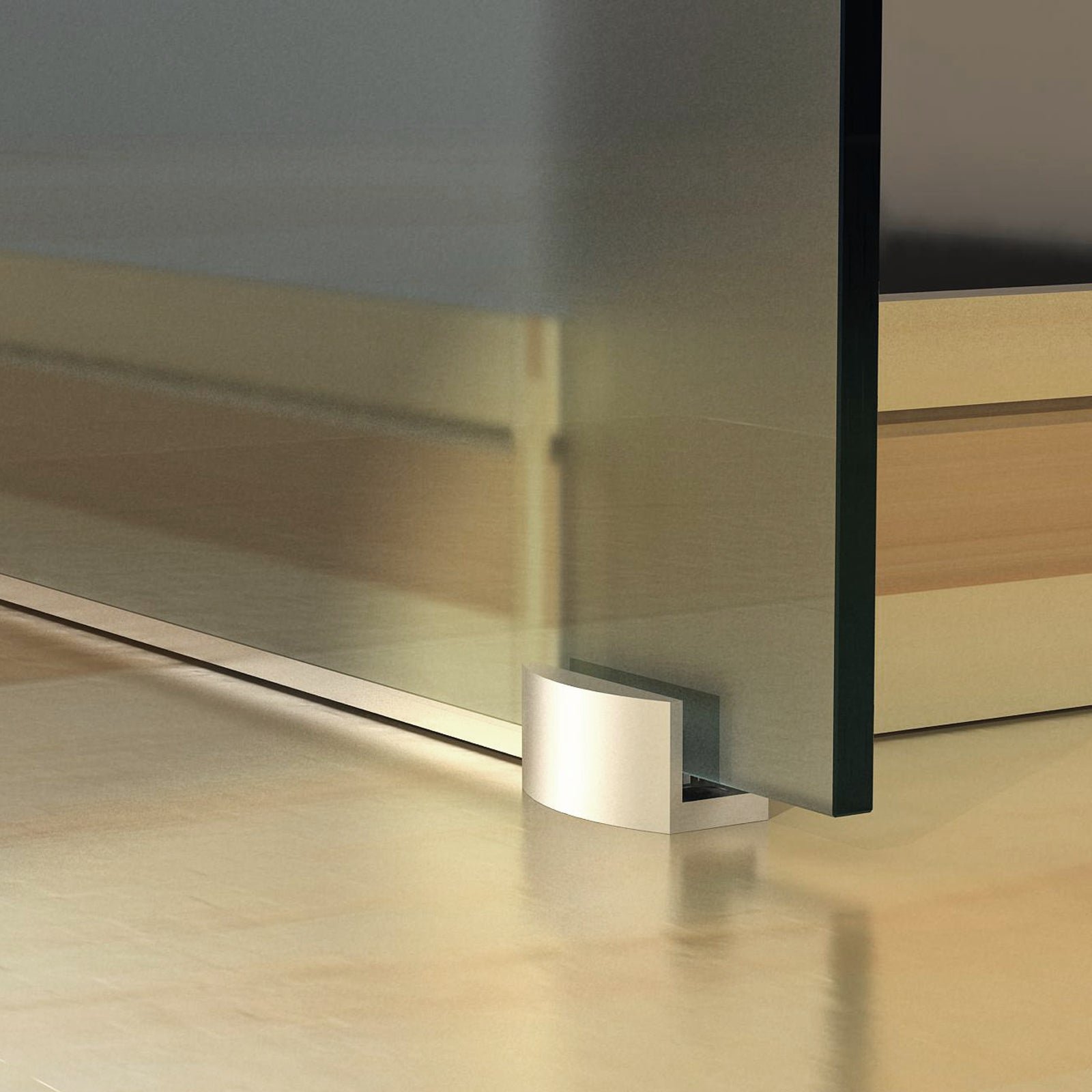 Sliding Glass Door Sliding Frosted Safety Glass Door 102.5x205 cm