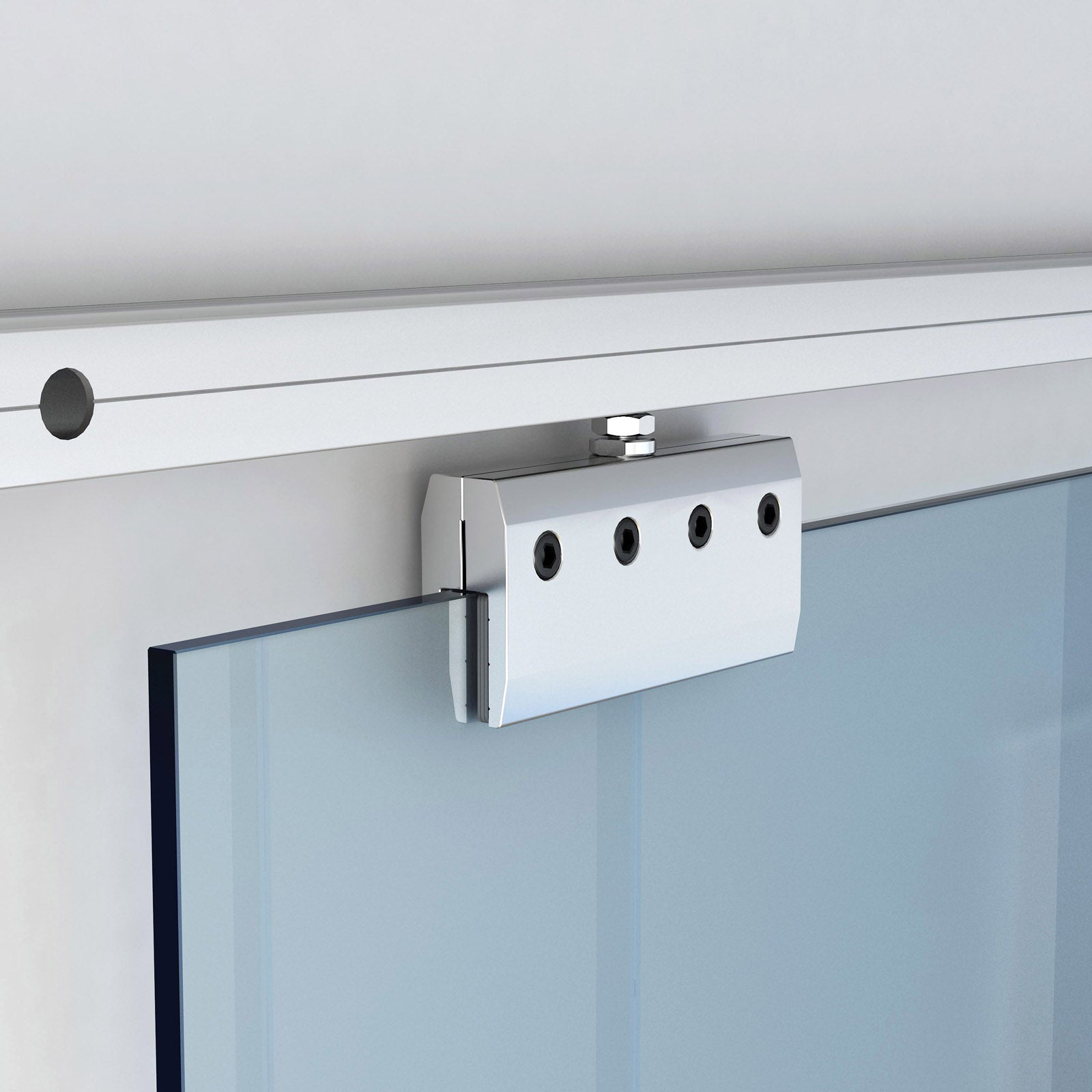Sliding Glass Door Sliding Frosted Safety Glass Door 102.5x205 cm