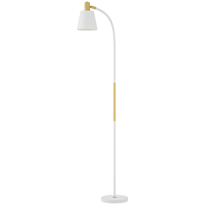 Adjustable Height Floor Lamp for Living Room 127-160 cm with Switch, E27 Socket, Floor Lamp Living Room, Bedroom, Office, White