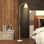 Adjustable Height Floor Lamp for Living Room 127-160 cm with Switch, E27 Socket, Floor Lamp Living Room, Bedroom, Office, White