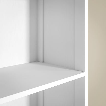 Bathroom Cabinet Tall Cabinet with 3 Shelves, 1 Drawer Storage Cabinet for Bathroom, Living Room White, 34x24x170.5cm