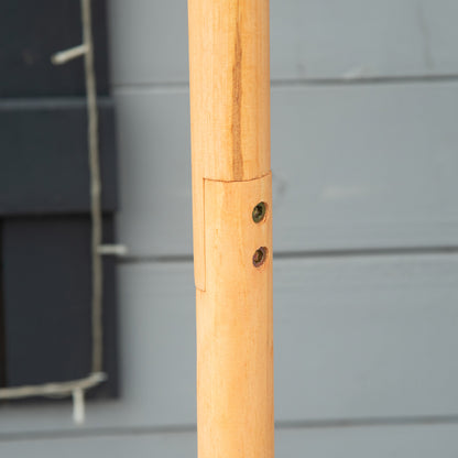 Birdhouse with Stand, Weatherproof Bird Feeder House with Weatherproof Zinc Roof, Wooden Bird Feeder for Wild Birds 40 x 40 x 113 cm Yellow