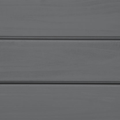 2-Seater Wooden Garden Bench, Weatherproof Bench, UV-Resistant Garden Furniture with Backrests, Park Bench 220kg Load Capacity, Balcony Bench, Wooden Bench for Balcony Terrace, Garden, 116 x 56 x 80 cm, Gray