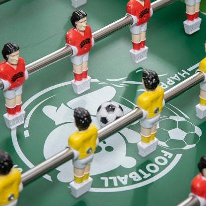 6 in 1 Foldable Multigame Table for Kids 7+ Years Game Table Billiards Foosball Ping Pong Ring Toss Air Hockey Ice Hockey 118x104x71 cm Multicolor