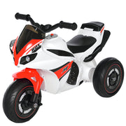 Ride-On Car with Music and Headlights for Kids 18-36 Months White