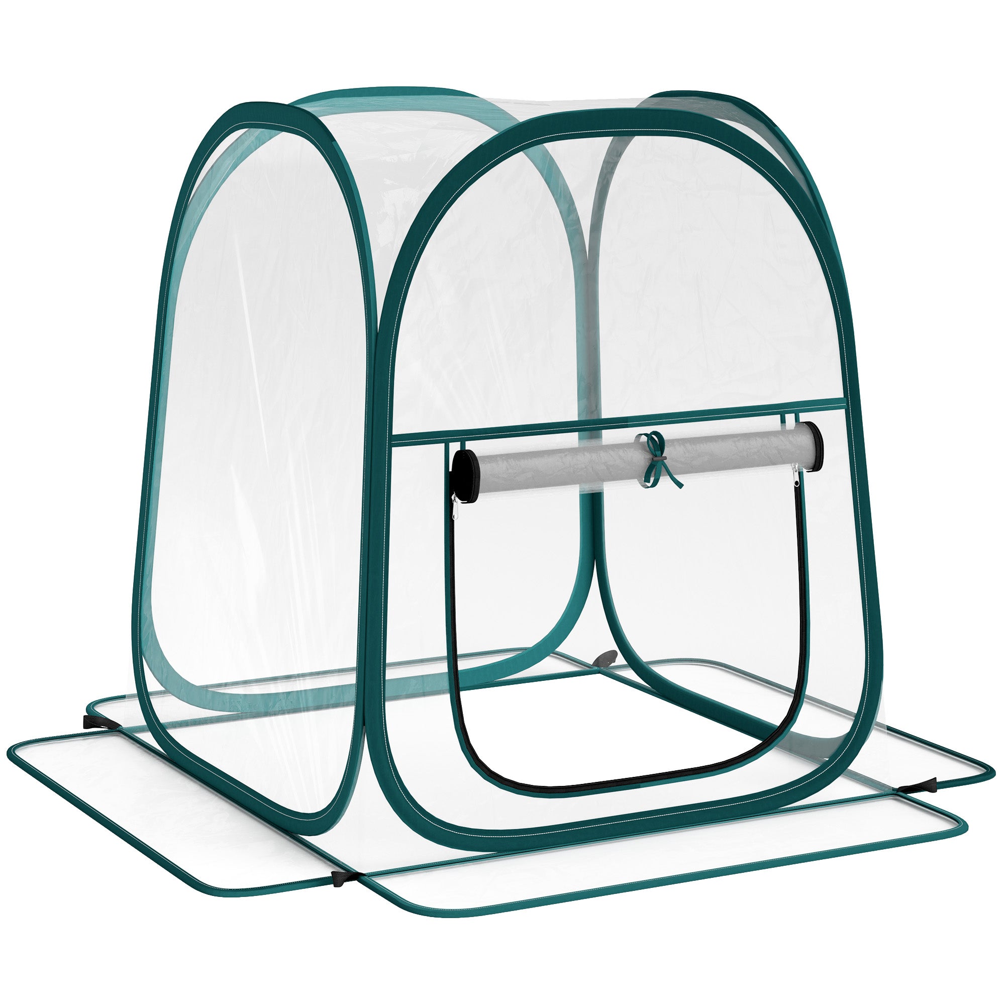Mini Garden Greenhouse, Mini Transparent PVC Pop-Up Greenhouse, Winter Tent for Indoor or Outdoor, for Vegetables, Plants, Flowers, 70 x 70 x 80 cm