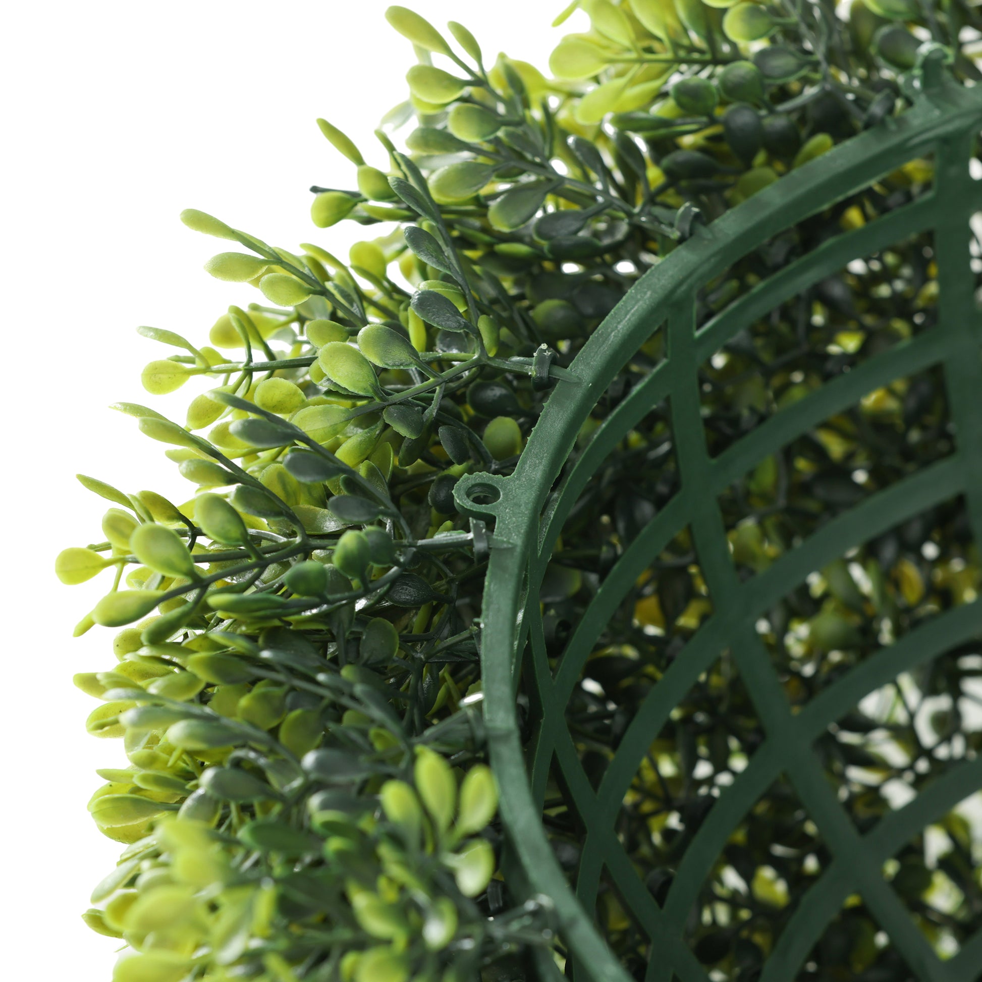 Set of 2 artificial boxwood balls 40 cm, UV protection, decoration for home, garden, wedding party, home decoration, dark green