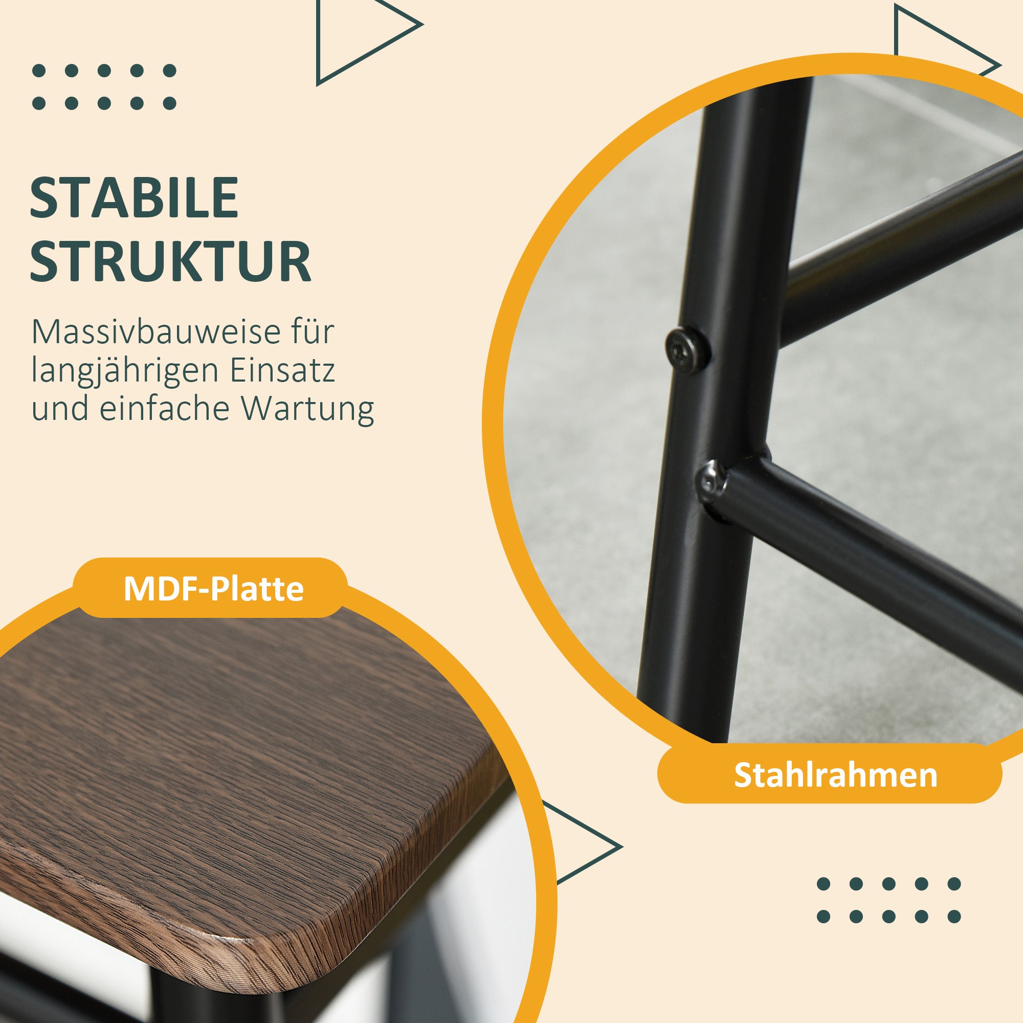 Bar Table Set Bar Table with 2 Bar Stools Dining Group Kitchen Table with Storage Shelf Dining Table for Dining Room, Kitchen, Black