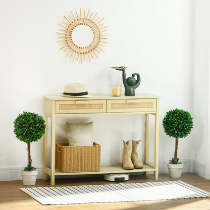 Set of 2 Artificial Boxwood Trees Large 60 cm, UV-Resistant Artificial Plant in Pot, Plastic Artificial Plants, Fake Plant like real for Living Room Bedroom Office Garden Decor Gift