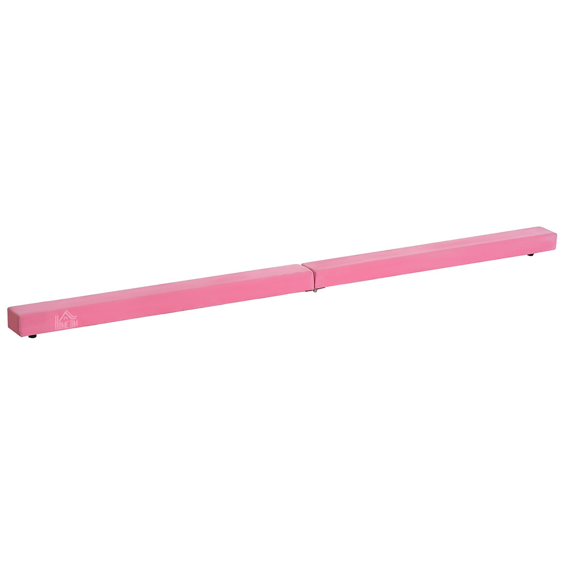 210cm Foldable Gymnastics Balance Beam for Kids and Adults, Beam Gymnastics Gymnastics Equipment Balance Beam for Home Fitness Training Gymnastics, Pink