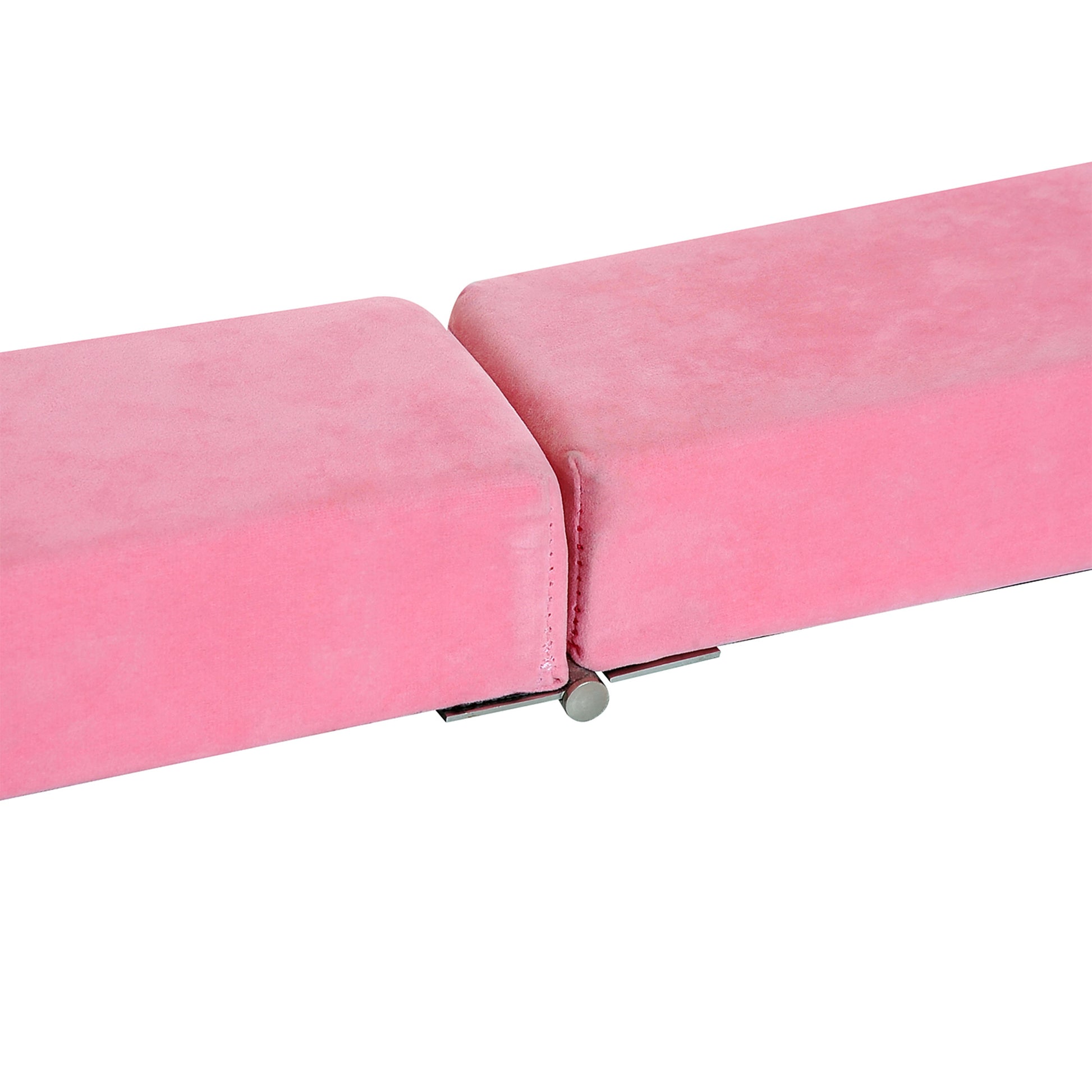 210cm Foldable Gymnastics Balance Beam for Kids and Adults, Beam Gymnastics Gymnastics Equipment Balance Beam for Home Fitness Training Gymnastics, Pink