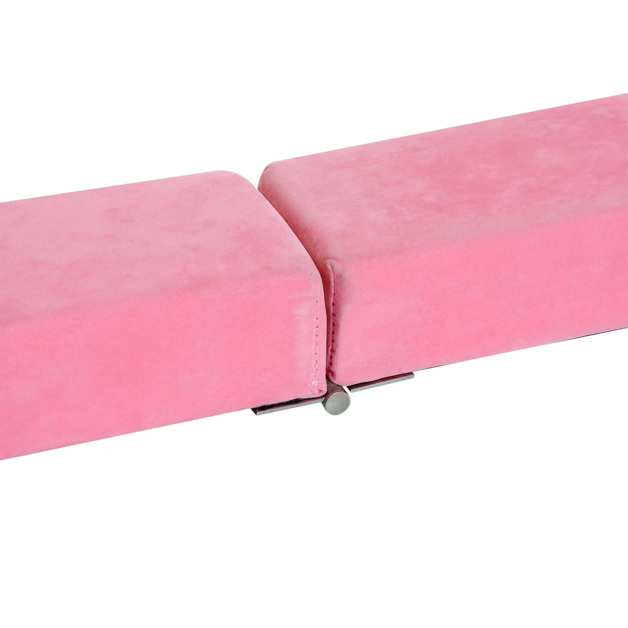 210cm Foldable Gymnastics Balance Beam for Kids and Adults, Beam Gymnastics Gymnastics Equipment Balance Beam for Home Fitness Training Gymnastics, Pink