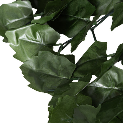 Artificial Ivy Hedge Windbreak Decoration Roll 3L x 1.5H m Realistic Anti-UV Dark Green