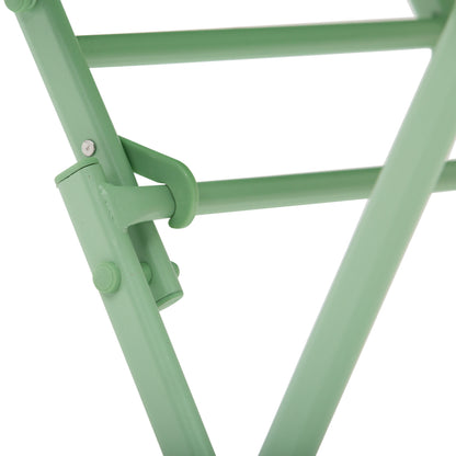 3-piece Garden Set Balcony Furniture Set Bistro Table with 2 Chairs for Yard Garden Foldable Green