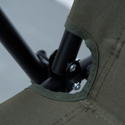 Folding Chair 2-Seater Foldable Camping Chair with Armrests Drink Holder Outdoor Folding Chair up to 160 kg Capacity Robust Fishing Chair Garden Chair for Garden Camping Beach