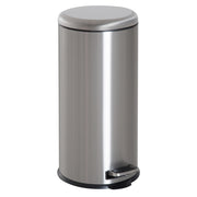 30L Trash Can, Waste Bin, Pedal Bin with Lid, Inner Bucket, Waste Separation for Living Room, Office, Round
