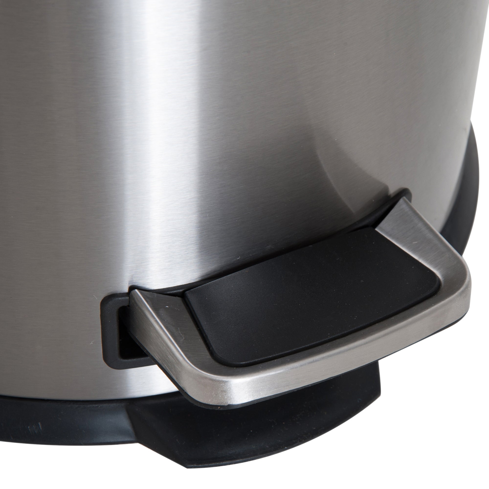 30L Trash Can, Waste Bin, Pedal Bin with Lid, Inner Bucket, Waste Separation for Living Room, Office, Round