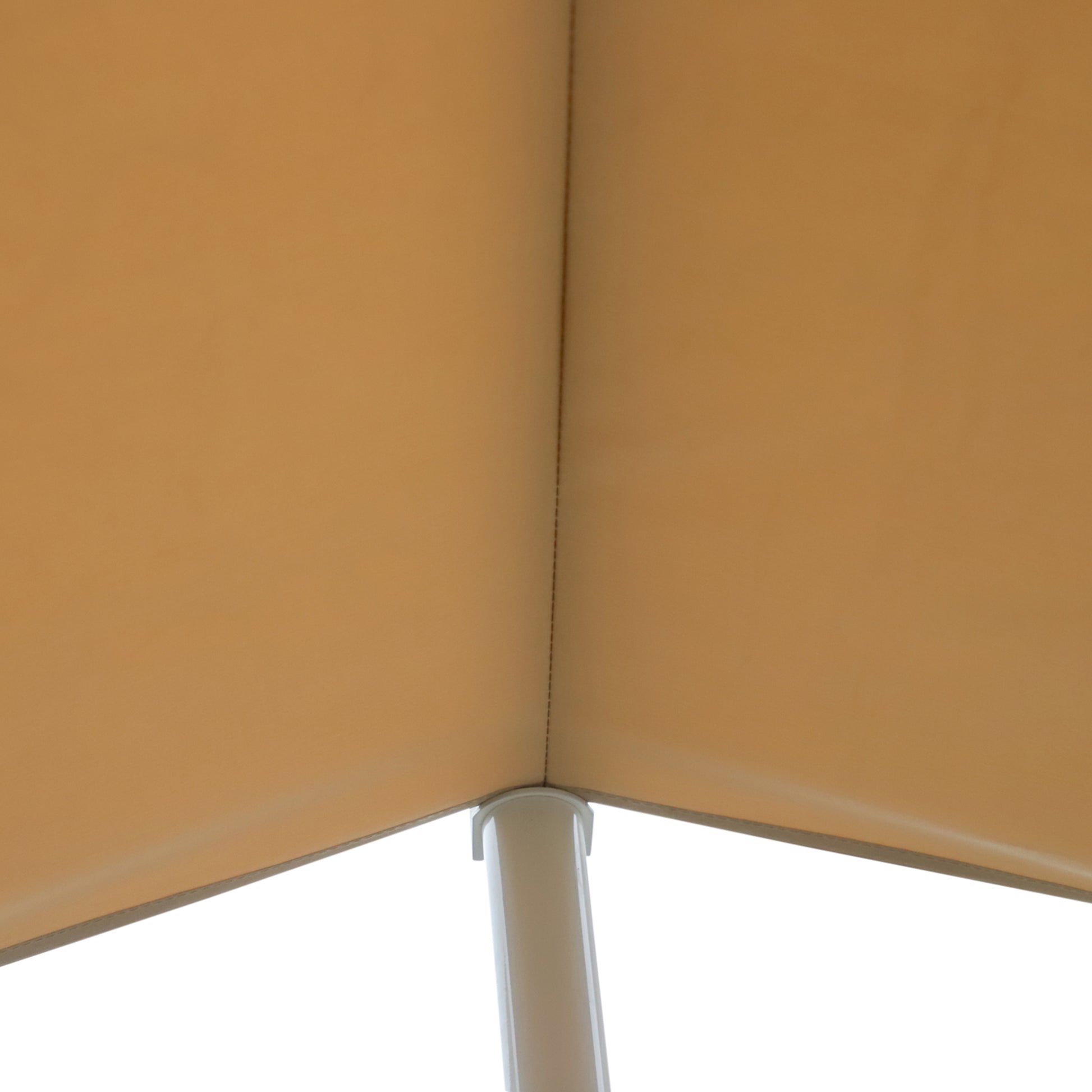 Freestanding Awning Awning 4.5 x 3.4m Terrace Cover Garden Awning with Folding Arm Crank Terrace Cream Alu Metal