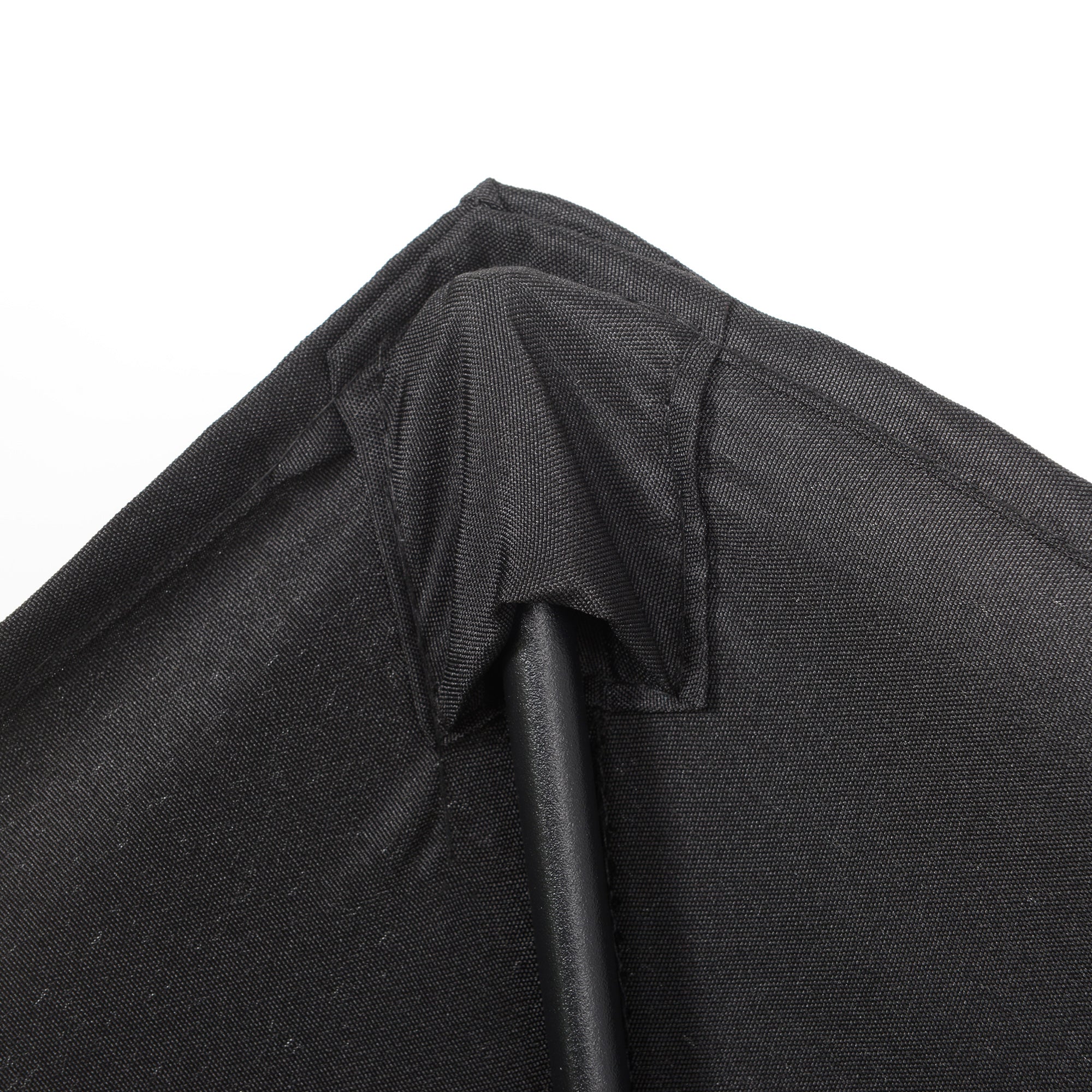Umbrella Ø196 cm, hexagonal balcony umbrella beach umbrella windproof stable market umbrella crank umbrella sun protection for beach balcony garden, Black