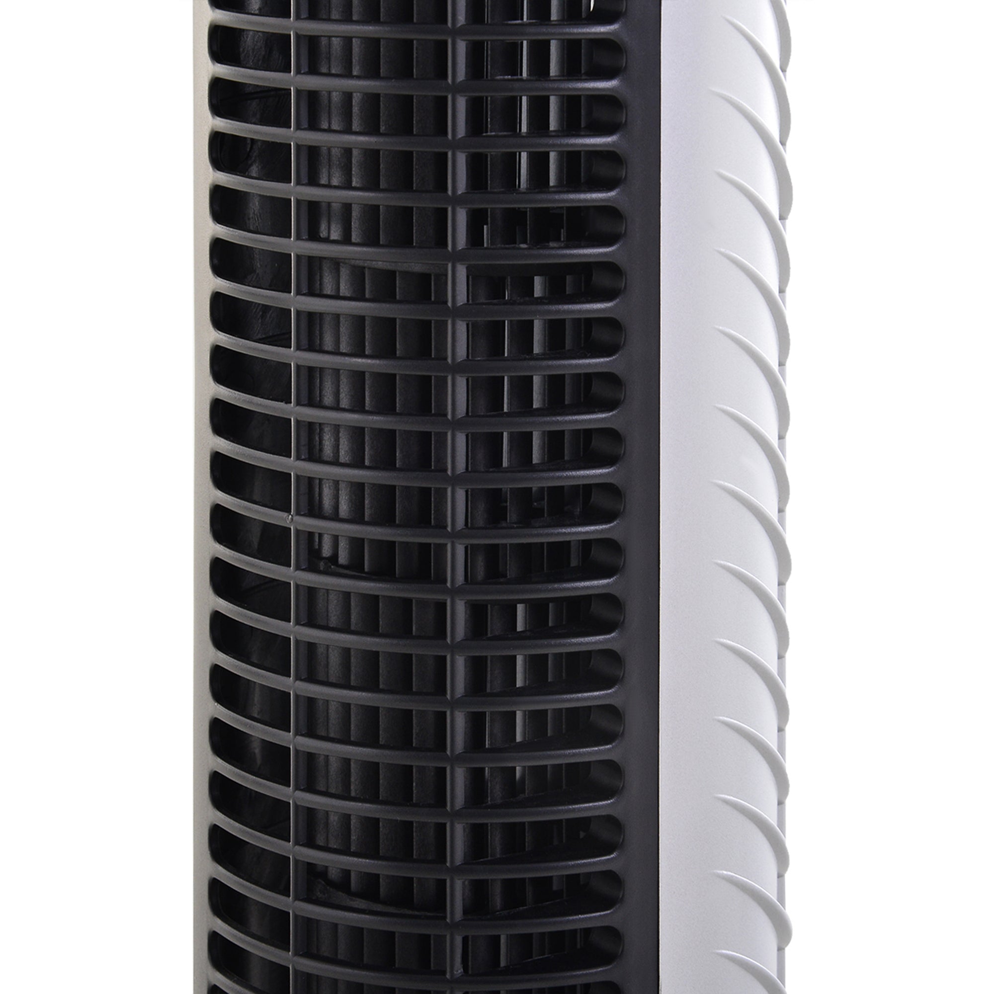Silent 40 W column fan, tower fan for bedroom with 3 modes 3 speeds, remote control, 70° oscillation, timer and touch control, 78.5H cm silver