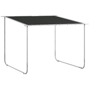 Pergola, approx. 3 x 3m Pavilion, Patio Cover with UV Protection, Sandbags, Garden Gazebo, Patio Gazebo with Wheels for Balcony, Oxford, Dark Gray
