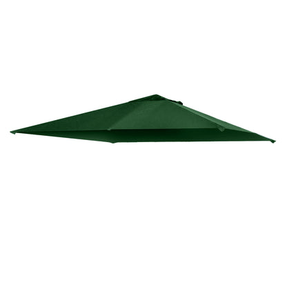 Pavilion Canopy for Garden Pavilion approx. 3 x 3 m, water-resistant, replacement canopy, pavilion cover, sun protection, 8 water drainage holes, Polyester, Green
