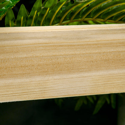 3-Tier Urban Garden with Trellis Planter Stand Wood with Non-woven Fabric for Growing Vegetables Flowers Herbs 95x95x110 cm Natural