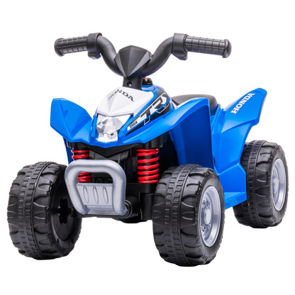 Electric Quad Miniquad Kids Electric ATV Kids Quad with LED and Horn Kids Motorcycle Children's Vehicle Electric Car for Kids from 18 months Metal Blue 65.5 x 38.5 x 43.5 cm