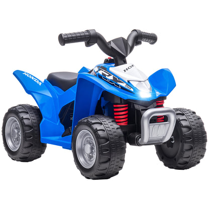 Electric Quad Miniquad Kids Electric ATV Kids Quad with LED and Horn Kids Motorcycle Children's Vehicle Electric Car for Kids from 18 months Metal Blue 65.5 x 38.5 x 43.5 cm
