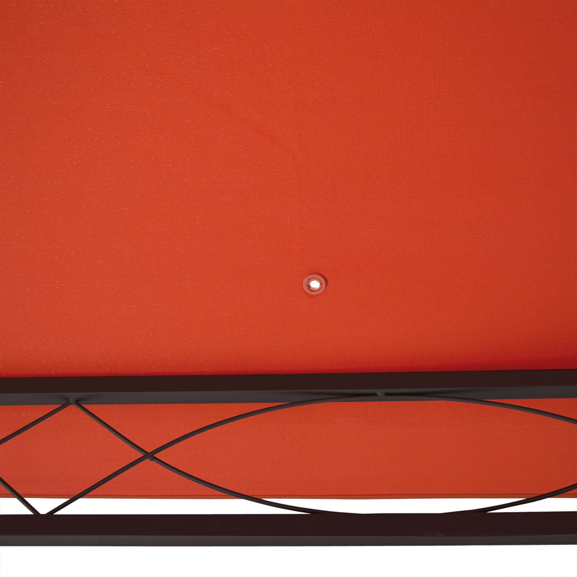 Gazebo Canopy Replacement for Garden Gazebo approx. 3 x 3 m, water-resistant, canopy cover, sun protection, 8 water drainage holes, Polyester, Orange