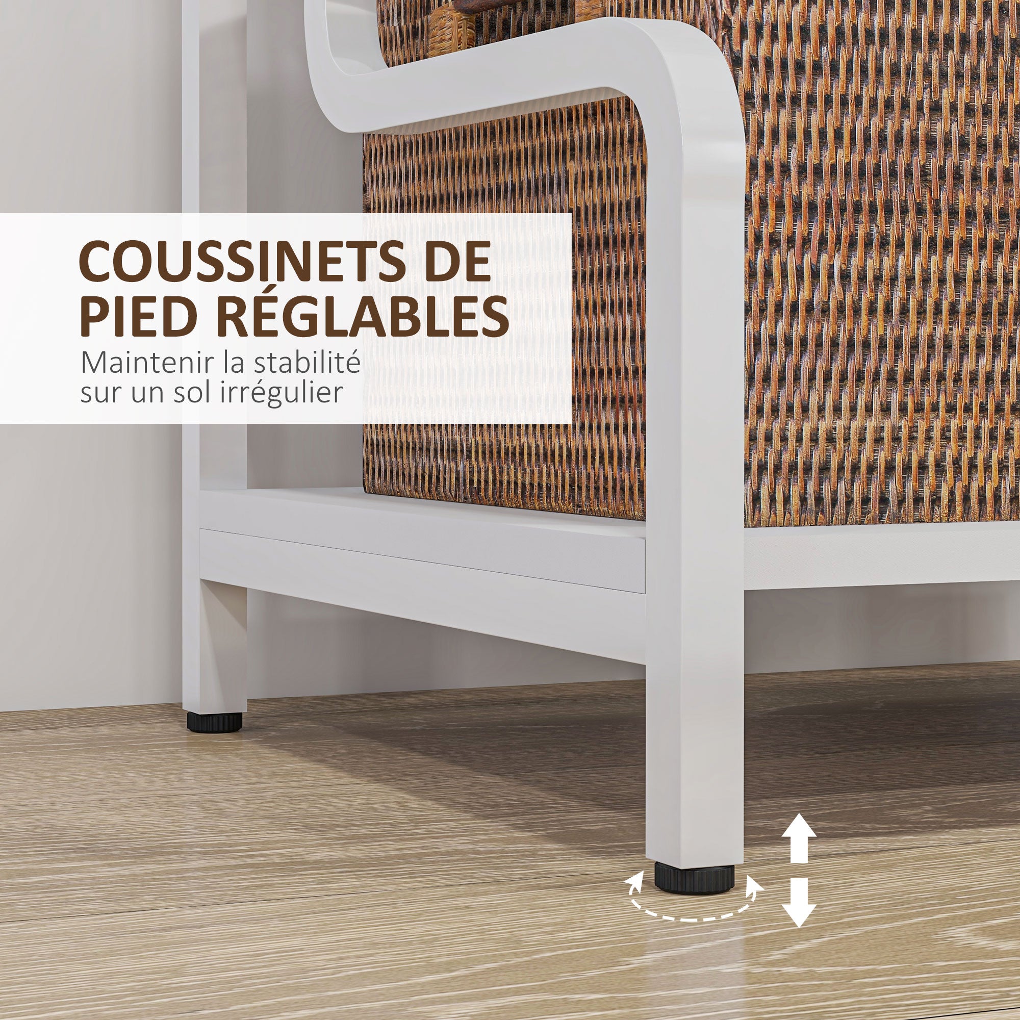 3-Tier Printer Stand, Storage Shelf, Wooden and Metal Printer Stand 55x40x77cm for Home Office White