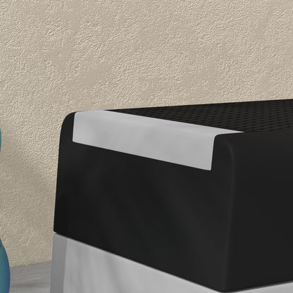 SPORTNOW Adjustable Height Stepper with Removable Steps and Non-Slip Base, Aerobic Step in ABS, 97x36x15/20/25 cm, Gray