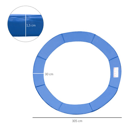 Trampoline Edge Cover Safety Net Weather Cover 8ft 10ft 12ft 15ft Edge Cover: Ø 305cm-Blue(Trampoline not included)