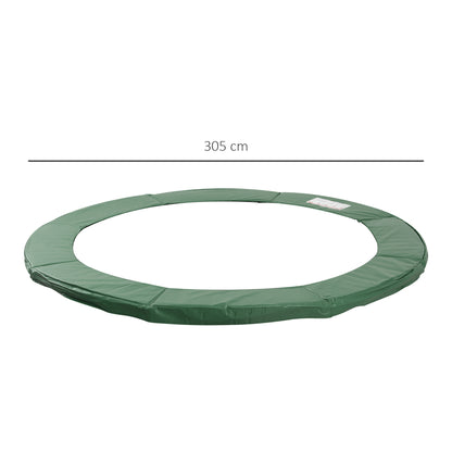 Trampoline Edge Cover Ø305 cm wide, Tear-Resistant UV-Resistant Spring Cover, Water-Repellent, Trampoline Accessories Edge Protection Safety Net Replacement Parts for Garden Trampolines, Green