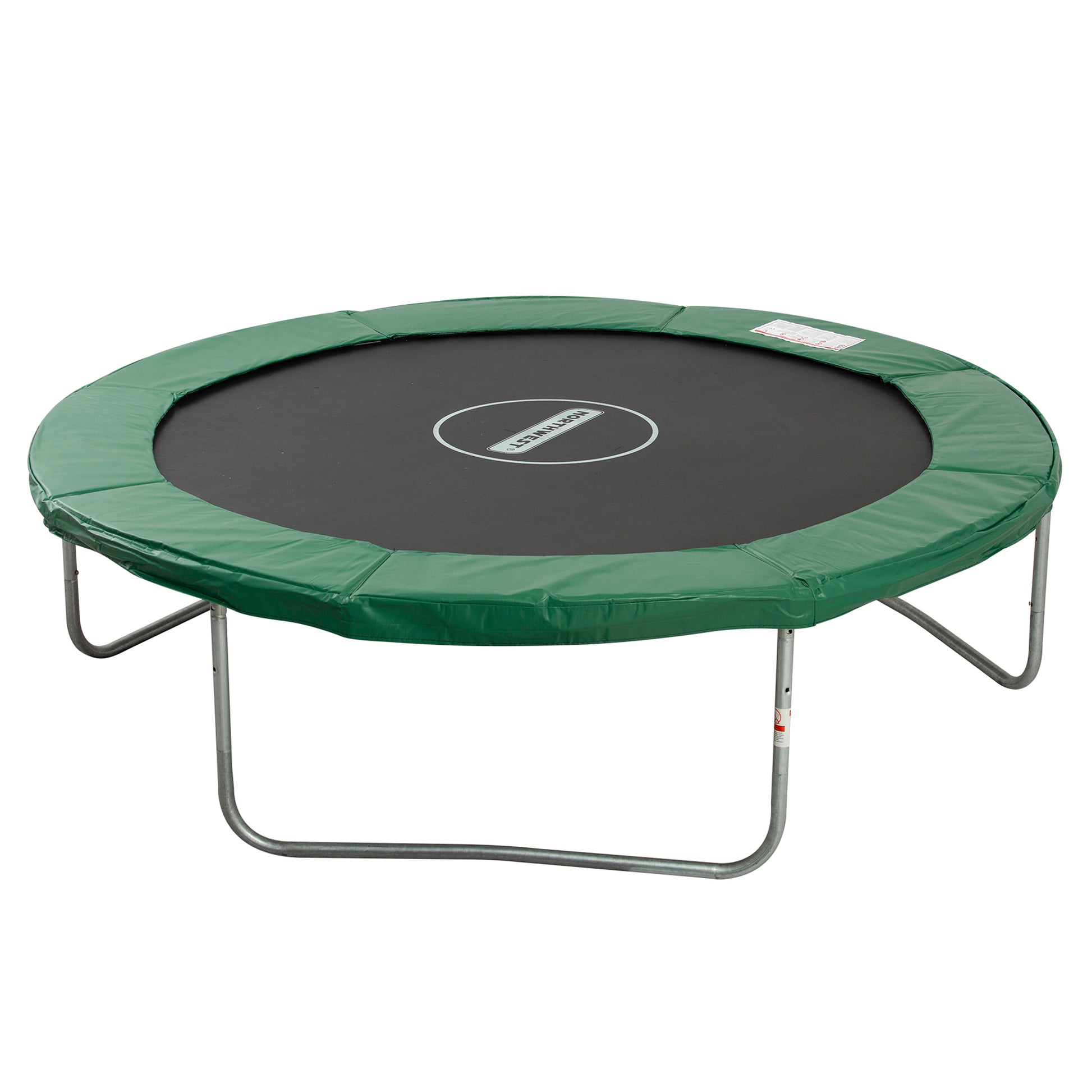 Trampoline Edge Cover Ø305 cm wide, Tear-Resistant UV-Resistant Spring Cover, Water-Repellent, Trampoline Accessories Edge Protection Safety Net Replacement Parts for Garden Trampolines, Green