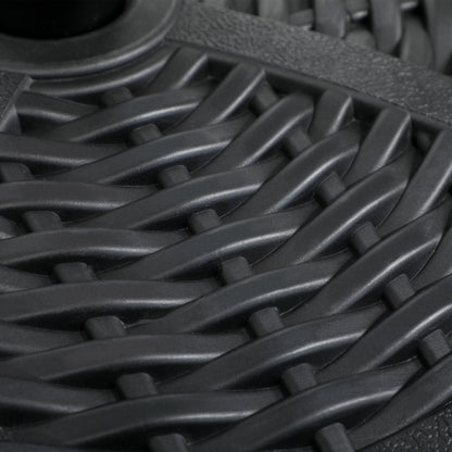 Concrete Umbrella Stand, Umbrella Stand with Steel Pipe, Round Umbrella Holder, Umbrella Weight, Stand for Umbrella Ø38/48 mm, for Balcony, Terrace, Garden, Black