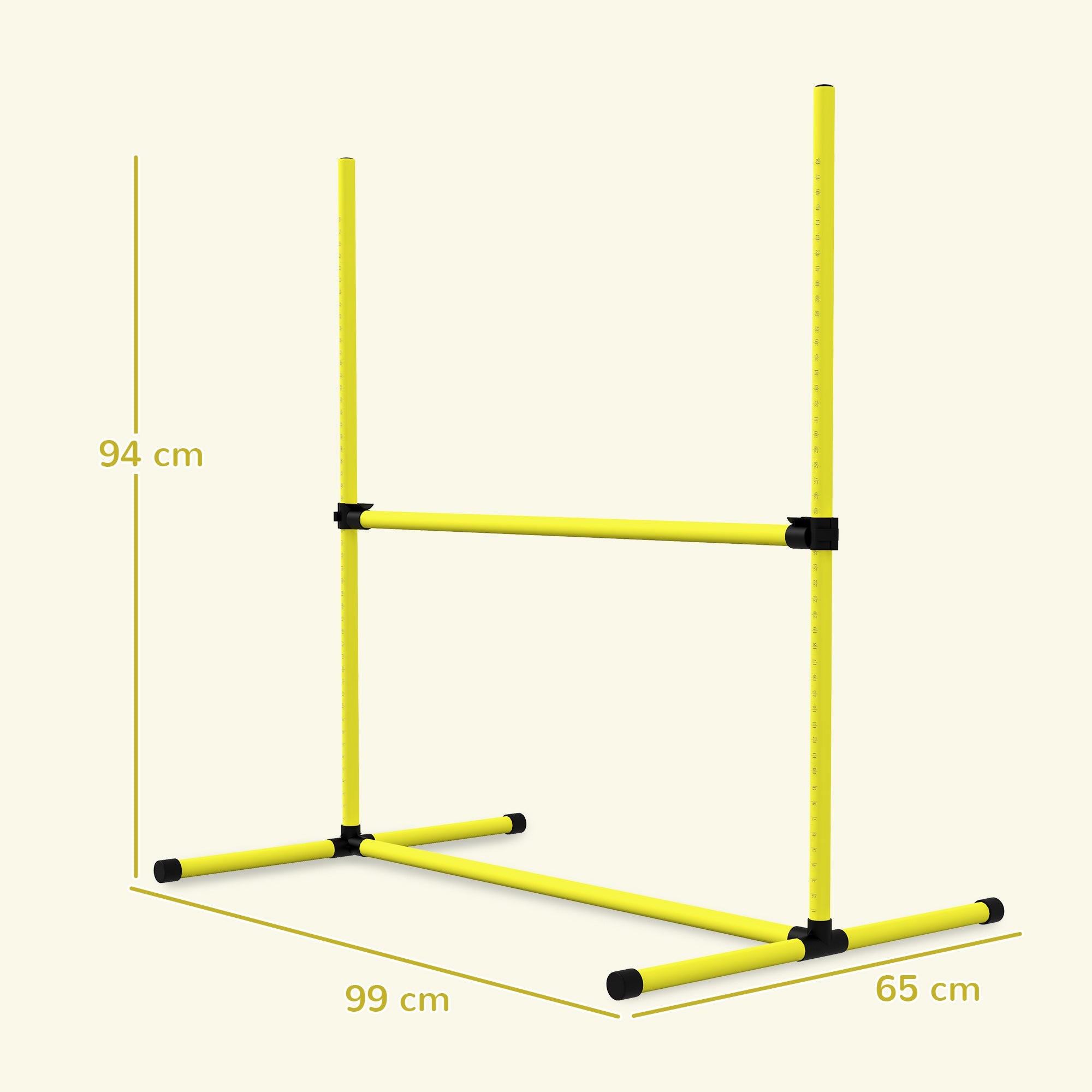 Agility Set for Dogs 4-Piece Agility Equipment for Dog Training with 4 Adjustable Height Hurdles Carry Bag Coordination Training Agility Set for Games Training