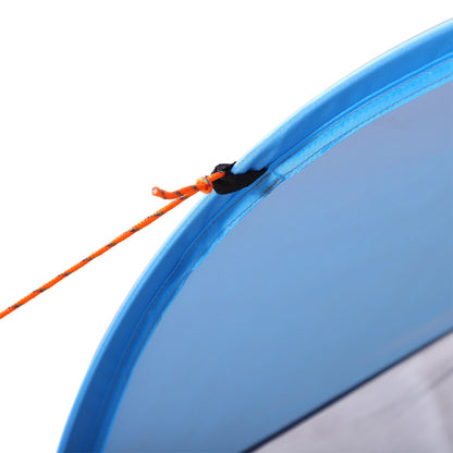 Folding Pop-up Beach Tent Automatic Beach Shelter for 1-2 People with 1 Door 2 Windows and Carry Bag for Park Camping 200x120x90 cm Blue