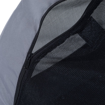 Dog Trailer Bike Trailer Dog Transporter Dog Bike Trailer Gray+Black 130 x 73 x 90 cm