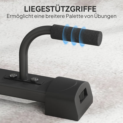 SPORTNOW Dip Bars Dip Station up to 540 kg Load Height Adjustable Fitness Bars Push Up Stand Bar Fitness Parallettes, Push-Up Handles for Calisthenics, Home, Strength Training