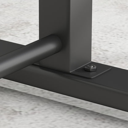 SPORTNOW Dip Bars Dip Station up to 540 kg Load Height Adjustable Fitness Bars Push Up Stand Bar Fitness Parallettes, Push-Up Handles for Calisthenics, Home, Strength Training