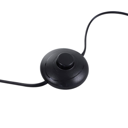 Modern Floor Lamp Living Room Lamp with Max 40W E27 Linen Shade and Metal Frame for Bedroom Ø15x120 cm Gray