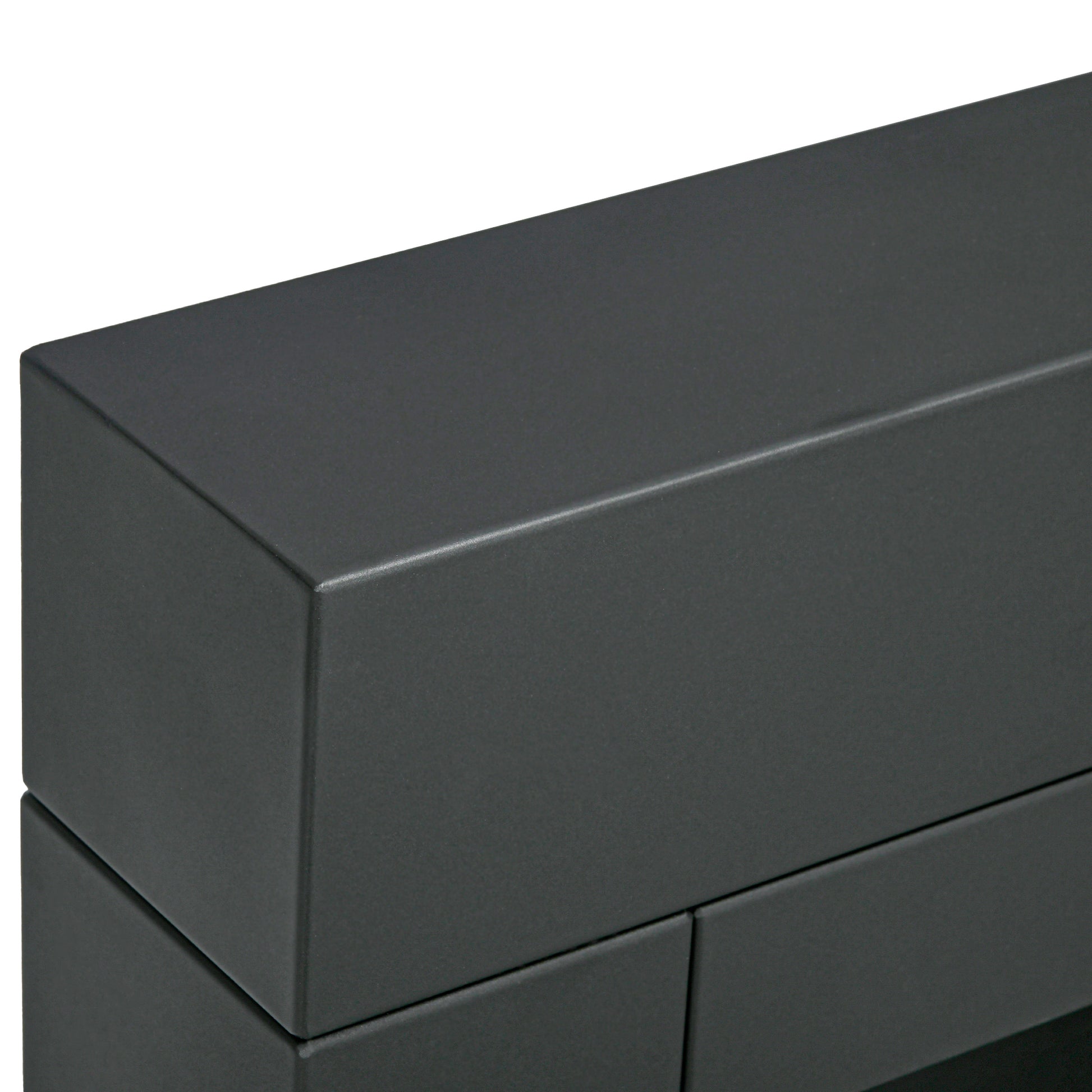 Bioethanol Fireplace Burner 0.9L, approximately 3-hour burning time 73 x 20 x 75 cm coverage 20-25 m² black steel